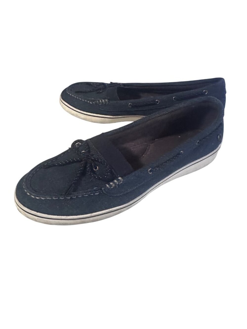 Grasshoppers blue denim flats with a bow size 9